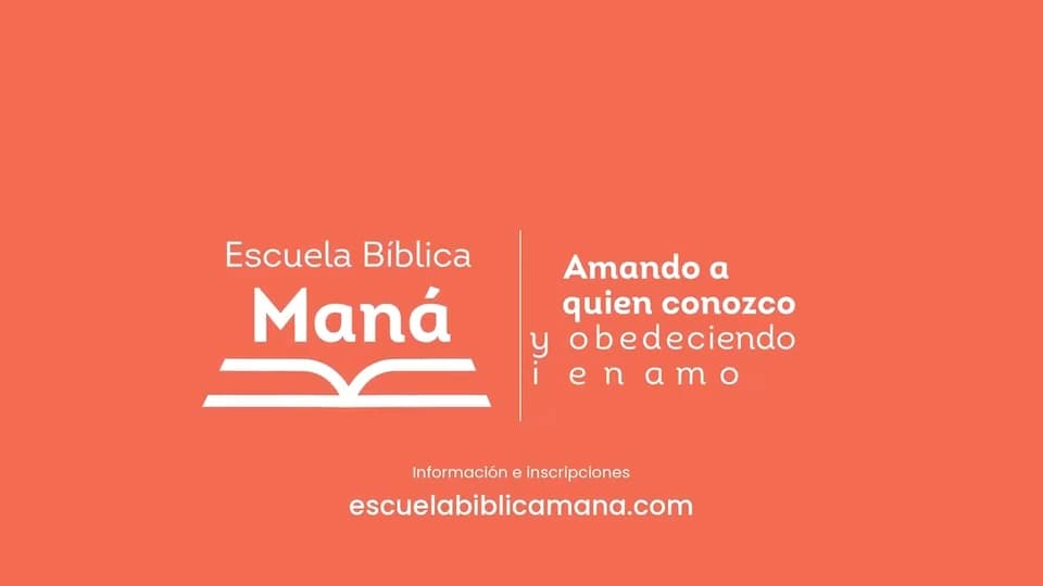 Escuela Bíblica Maná end card and enrolment destination