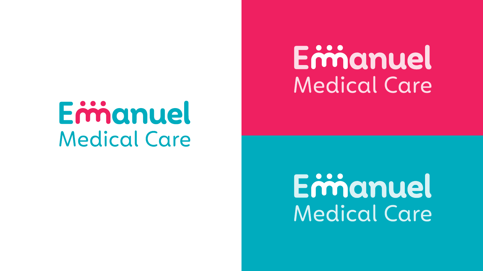 Emmanuel Medical Care logo color variations