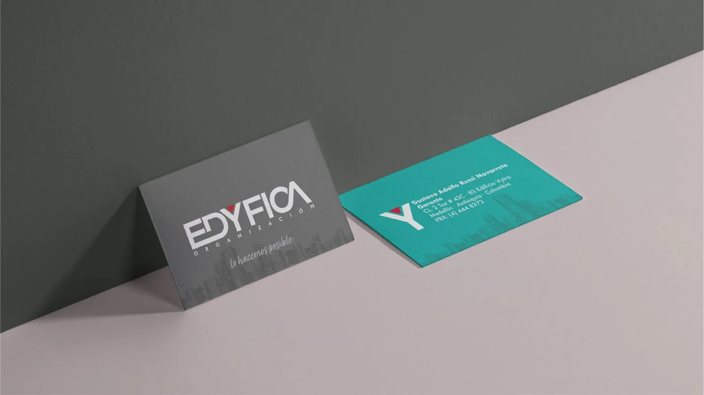 Edyfica stationery published in Casaingenia’s brand case