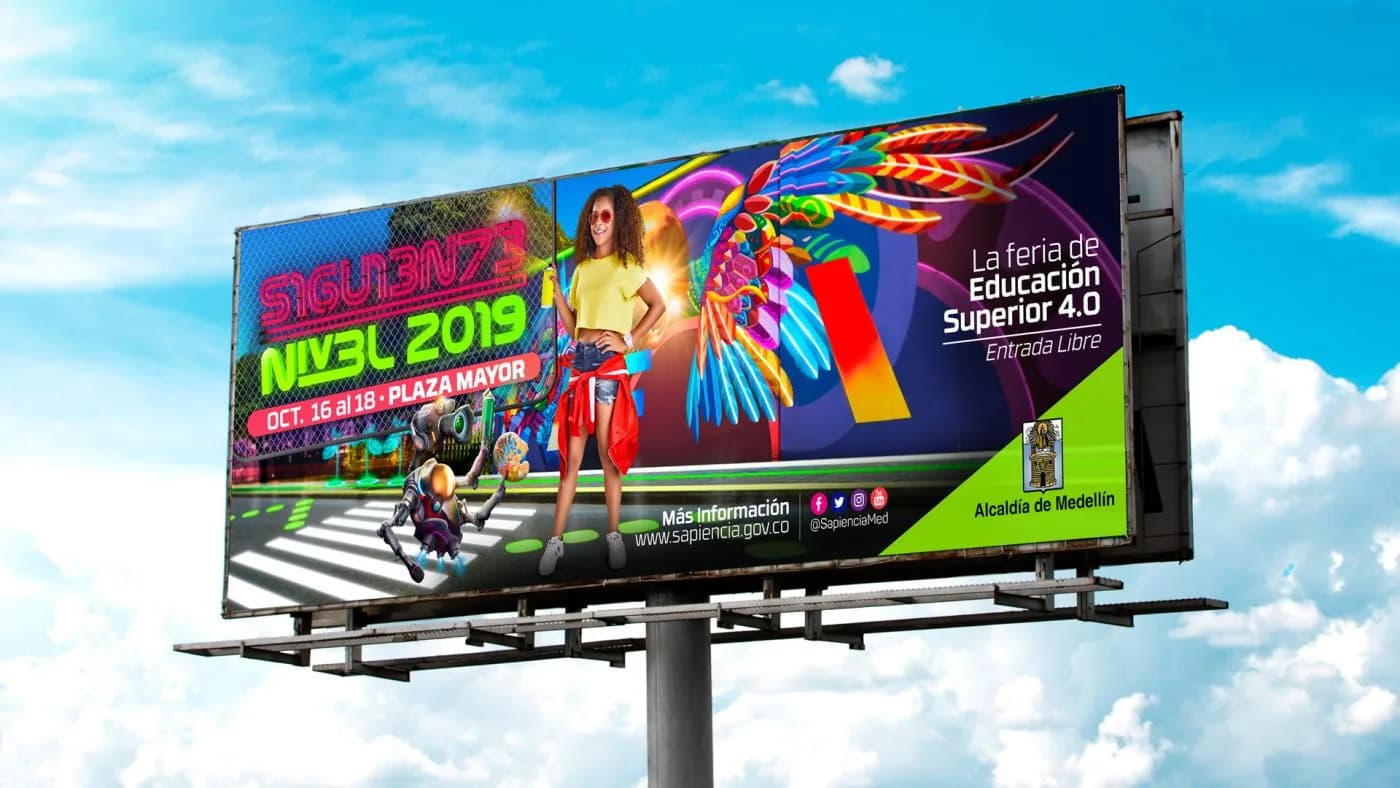 Outdoor campaign application from the Casaingenia Siguiente Nivel case